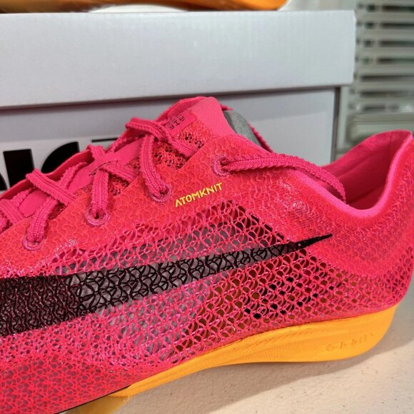 Nike Air Zoom Victory Track Spikes Mens Size 12 Hyper Pink / Orange CD4385-600 - Picture 3 of 9